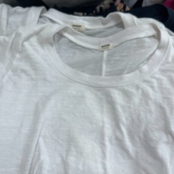 Monrow Basic White Short Sleeve Tee Size XS - Picture 7 of 7